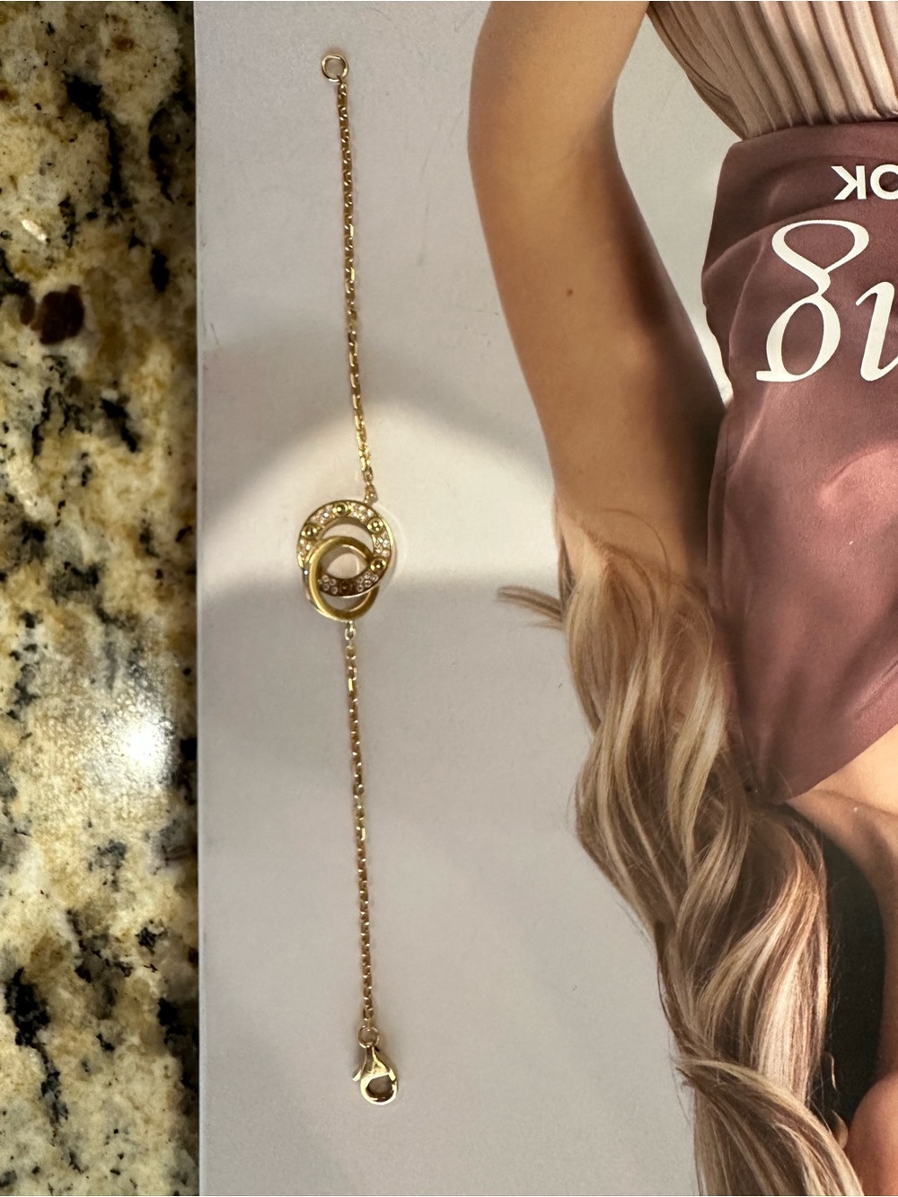 SOLD-Cartier Gold Love on Chain Bracelet-SOLD